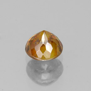 esfalerita Amarelo Dourado Natural 0.71ct, Corte Redondo, VS-SI