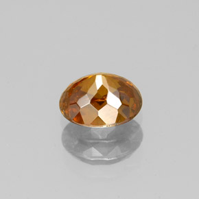Esfalerita laranja natural 1,08ct, corte oval, SI