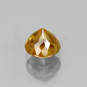 Esfalerita ouro natural 1,10ct, corte redondo, SI
