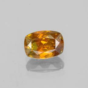 Esfalerita laranja natural 0,88ct, almofada cortada, SI