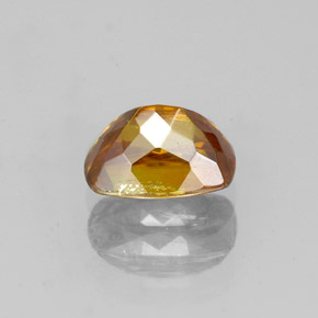 Esfalerita laranja natural 1,07ct, almofada cortada, SI