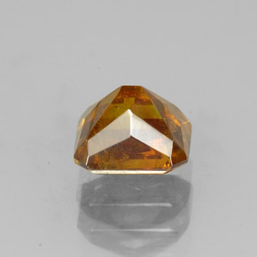 esfalerita laranja avermelhado Natural 1.37ct, Corte Esmeralda, SI