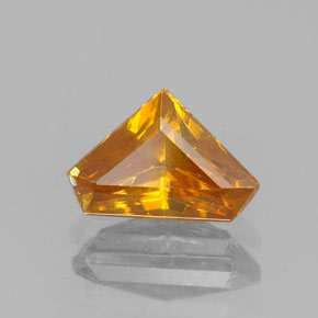 Esfalerita laranja natural 1,20ct, forma extravagante, VS-SI