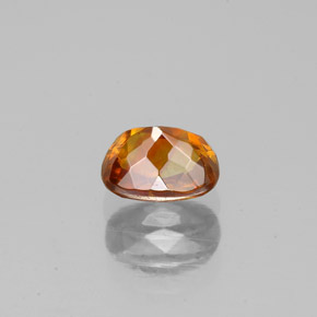 Esfalerita laranja natural 1,01ct, almofada cortada, SI