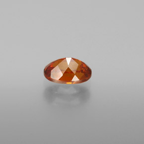 Esfalerita laranja natural 0,93ct, corte oval, VS-SI