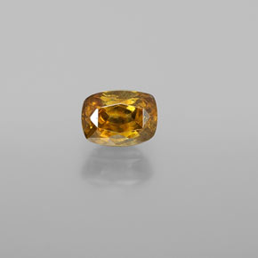 esfalerita Amarelo Dourado Natural 0.62ct, Almofada cortada, VS