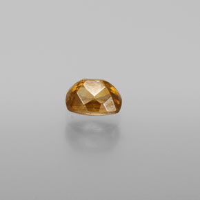esfalerita Amarelo Dourado Natural 0.62ct, Almofada cortada, VS