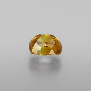 Esfalerita amarelo natural 0,76ct, almofada cortada, VS-SI