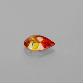 esfalerita Laranja Natural 1.15ct, Formato de pêra, VS