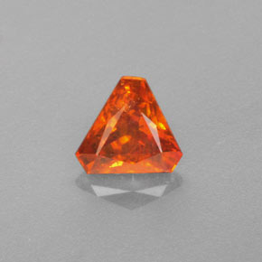 Esfalerita laranja natural 1,01ct, forma extravagante, VS