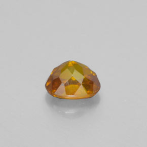 Esfalerita amarelo natural 0,87ct, corte oval, VS