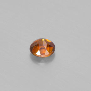 esfalerita Laranja Natural 0.40ct, Corte Redondo, VS