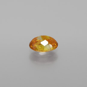Esfalerita ouro natural 0,71ct, corte oval, VS