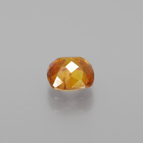 Esfalerita amarelo natural 1,03ct, almofada cortada, VS