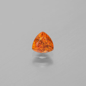 Esfalerita laranja natural 0,51ct, trillion, VS