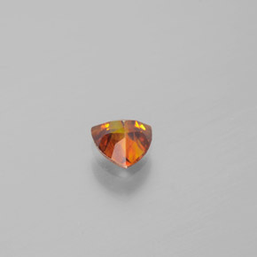 Esfalerita laranja natural 0,49ct, trillion, VS
