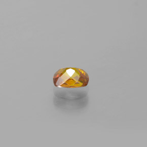 Esfalerita amarelo natural 0,52ct, almofada cortada, VS