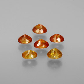 Pedras preciosas de esfalerita Amarelo Dourado natural de  ct, Corte Oval, VS