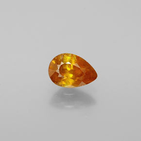 Esfalerita ouro natural 1,01ct, formato de pêra, VS-SI
