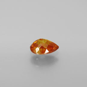 Esfalerita ouro natural 1,01ct, formato de pêra, VS-SI