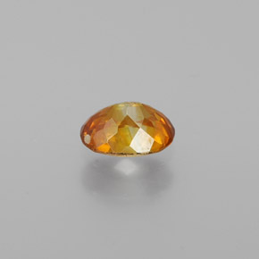 esfalerita Amarelo Dourado Natural 0.74ct, Corte Oval, VS