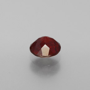 Esfalerita laranja natural 0,84ct, corte redondo, VS-SI