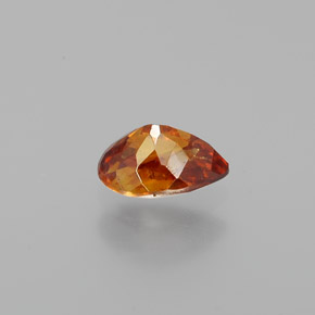 Esfalerita amarelo natural 0,90ct, formato de pêra, VS-SI