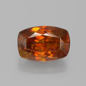 Esfalerita laranja natural 3,48ct, forma extravagante, SI