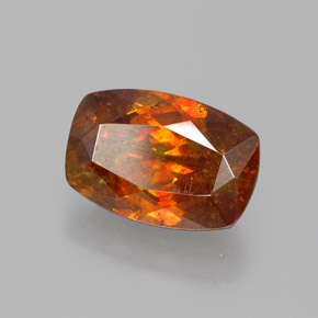 Esfalerita laranja natural 3,48ct, forma extravagante, SI