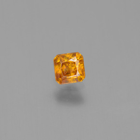 Esfalerita ouro natural 0,30ct, corte esmeralda, VS