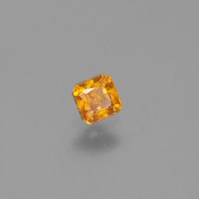 Esfalerita ouro natural 0,30ct, corte esmeralda, VS