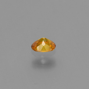 Esfalerita ouro natural 0,20ct, corte oval, VS