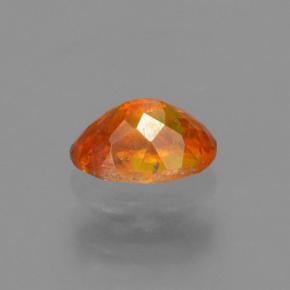 Esfalerita laranja natural 0,37ct, corte oval, VS-SI