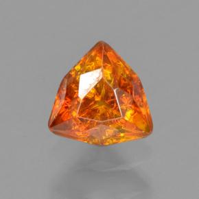 Esfalerita laranja natural 0,50ct, trillion, VS-SI