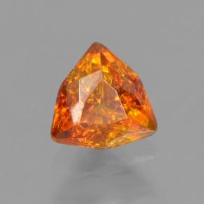 Esfalerita laranja natural 0,50ct, trillion, VS-SI