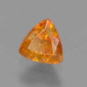 Esfalerita amarelo natural 0,48ct, trillion, VS-SI