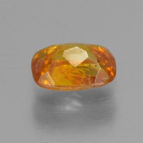 Esfalerita ouro natural 0,54ct, almofada cortada, VS-SI