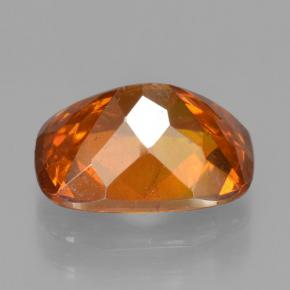 Esfalerita laranja natural 4,09ct, almofada cortada, VS-SI