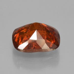 Esfalerita laranja natural 2,98ct, almofada cortada, VS-SI