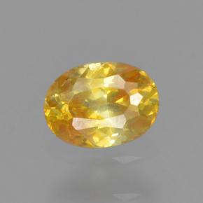 Esfalerita amarelo natural 0,22ct, corte oval, VS-SI