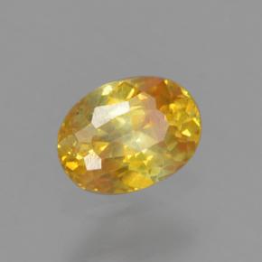 Esfalerita amarelo natural 0,22ct, corte oval, VS-SI