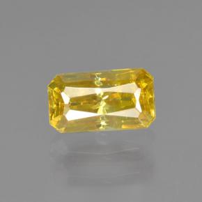 esfalerita Amarelo Natural 0.67ct, Corte Esmeralda, VS