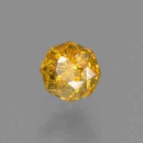 esfalerita Amarelo Dourado Natural 0.37ct, Corte Esmeralda, VS-SI
