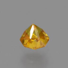 esfalerita Amarelo Dourado Natural 0.37ct, Corte Esmeralda, VS-SI