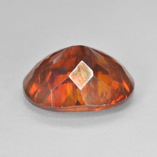 Esfalerita Laranja Profundo Natural 12.19ct, oval, SI-I1