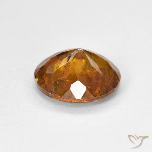 Esfalerita Medium Dark-Orange Natural 2.55ct, Redondo, I1
