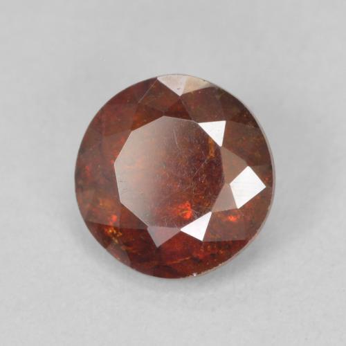 Esfalerita Laranja Avermelhado Profundo Natural 1.68ct, Redondo, SI-I1