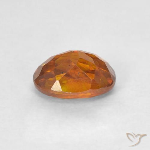 Esfalerita Laranja Profundo Natural 0.81ct, oval, SI-I1