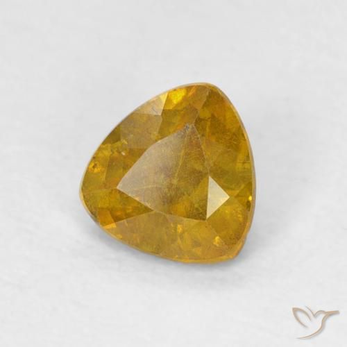 Esfalerita Dourado acastanhado Natural 0.53ct, Trilhão, SI-I1