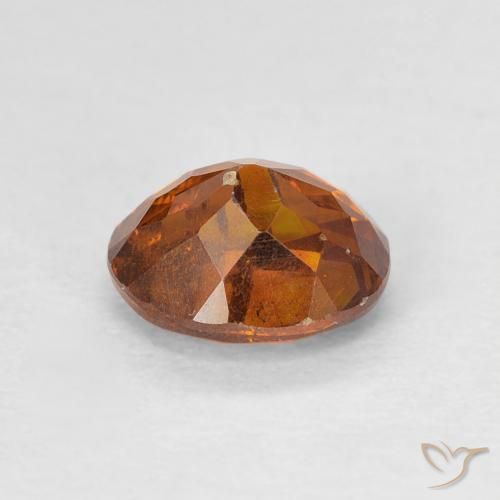 Esfalerita Medium Dark-Orange Natural 1.28ct, oval, SI-I1
